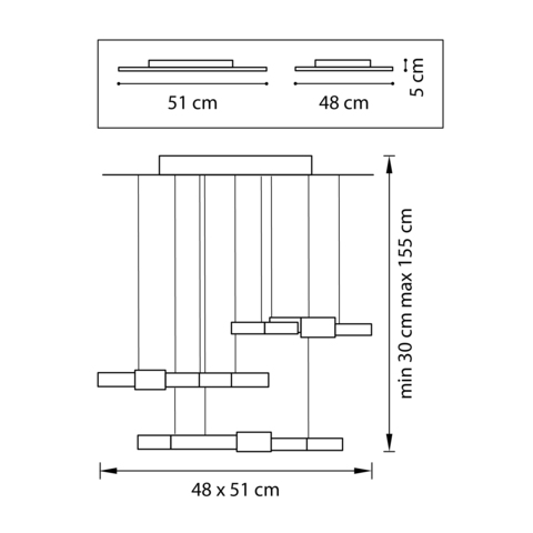 Подвесной светодиодный светильник Favo Lightstar 750224