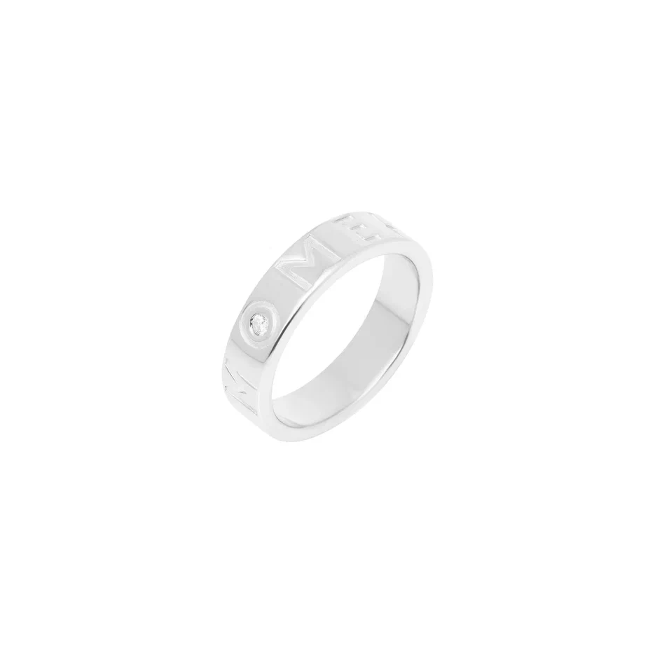 Кольцо Silver Reminder Ring - Moment ring otto silver
