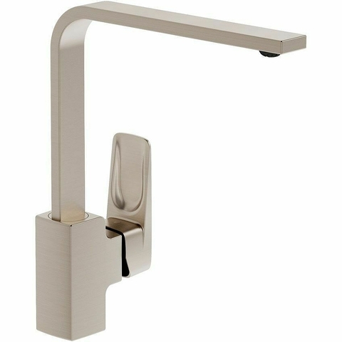 Vitra A4275334EXP Смеситель Root Square для кухни, цвет никель