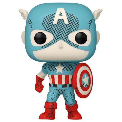 Funko POP! Marvel. D100 Retro Captain America (Exc) (1319)