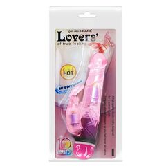 Розовый вибратор-кролик Lovers - 17,5 см. - 