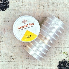 Нить силиконовая для бисера 0,4 мм, прозрачный