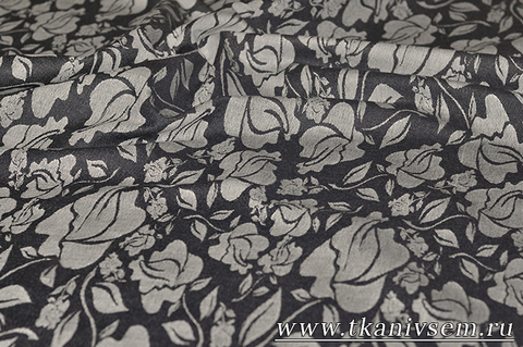 Деним-жаккард стрейч 01-46-09244