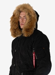 Парка Alpha Industries N-3B Slim Fit Black (Черная)