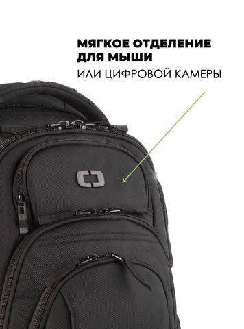 Картинка рюкзак городской Ogio Rev Black - 10