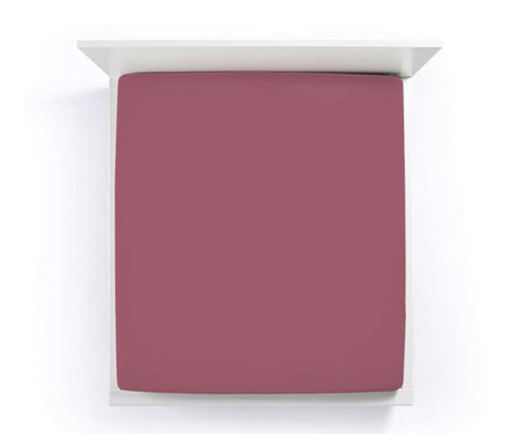 Простыня на резинке 180x200-200x220 Formesse Bella Donna Premium 0567 Vintage Rose розовая