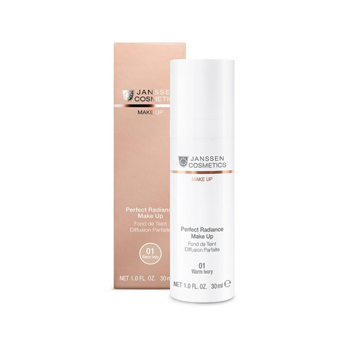 Janssen Make Up: Стойкий тональный крем с UV-защитой SPF 15, цвет Warm Ivory 01 (Perfect Radiance Make Up)