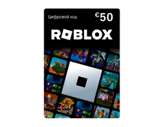 Карта оплаты Roblox 50 EUR EU [Цифровая версия] (для ПК, цифровой код доступа)