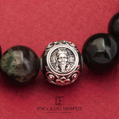 Бусина православная "Спас Нерукотворный".