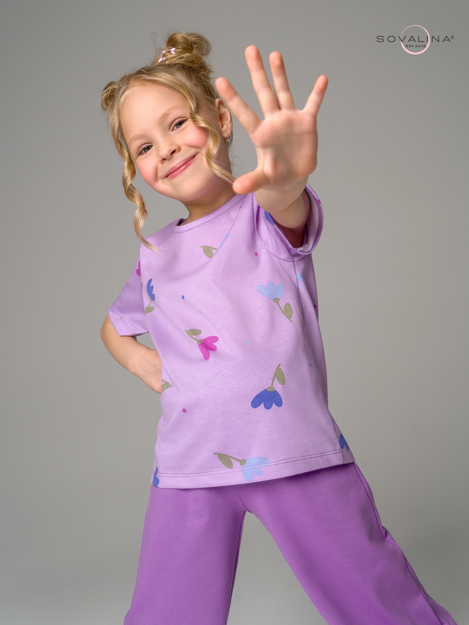 Костюм Лето сиреневый колокольчик-сирень