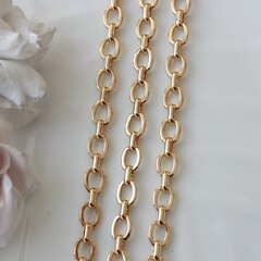 Цепочка 9,5*8 мм, позолота, 50 см, А215