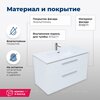 Aquanet 242276 Компл.1 - Тумба Nova 90 2 ящ. цв.бел. глянец (242276)
