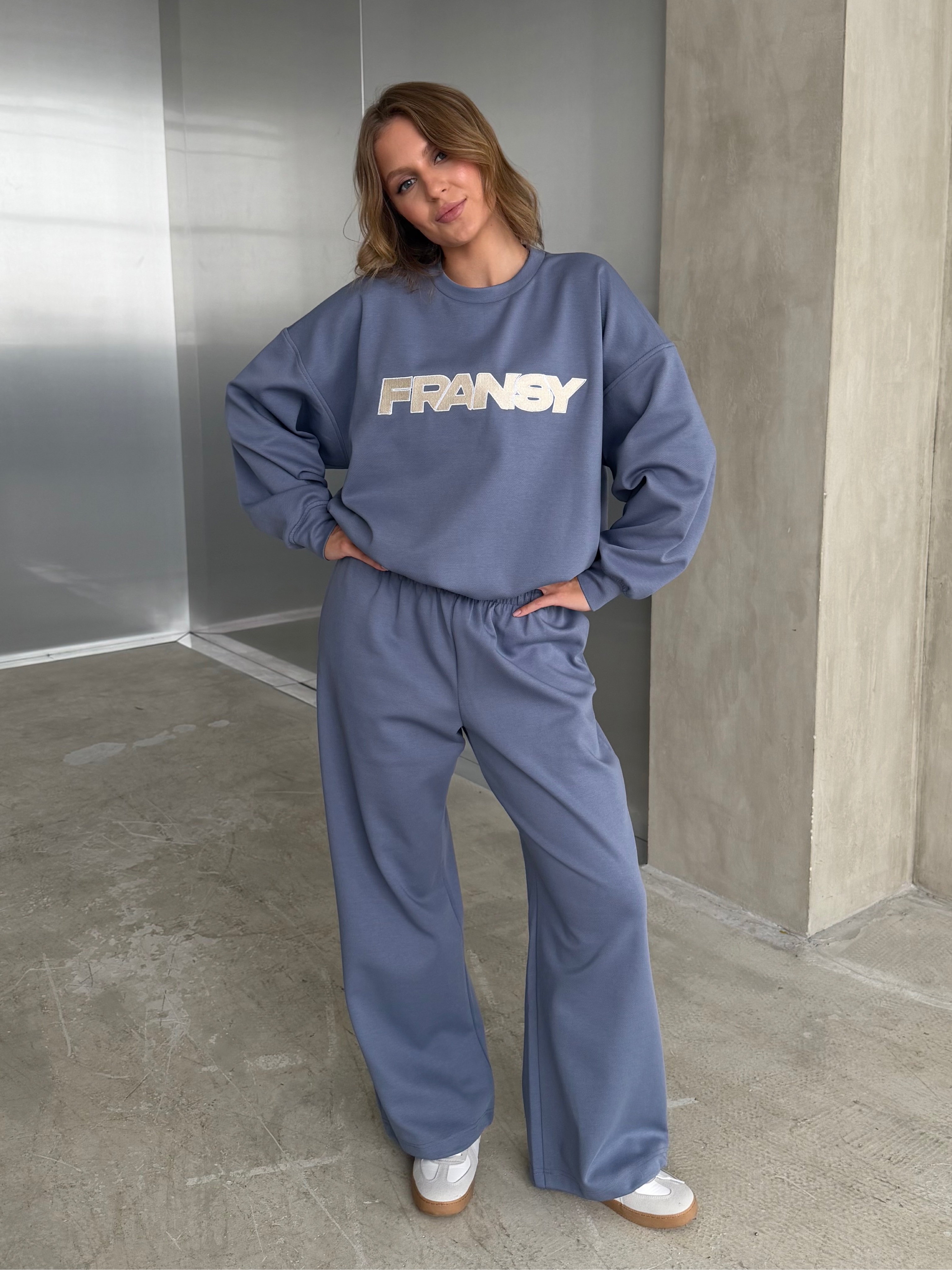 Свитшот FRANSY, синий туман