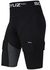 Компрессионные шорты с раковиной и липучками