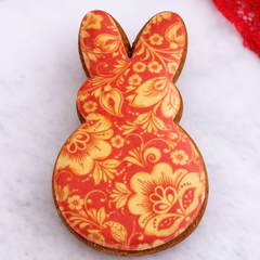 Пряник печатный «Зайчик» оранжевый