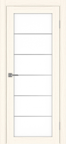 Турин_501АСС.2 молдинг алюм.хром.30 ЭКО-шпон Ясень светлый-LACбелый