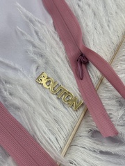 Молния Riri потайная неразъемная, Т3, цвет розовый холодный 2420