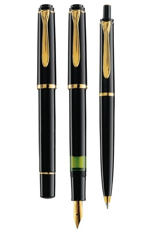 Ручка шариковая Pelikan Elegance Classic K150 Black GT (996603)