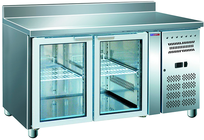 Холодильный стол Cooleq GN2200TNG бортик стеклянная дверь