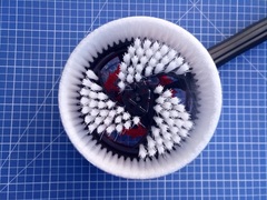 Щетка для мойки высокого давления QUATTRO ELEMENTI вращаюшаяся,  для Palermo, Verona, Napoli, Genov