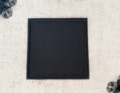 Термоаппликация, р. 8,4х8,4 см, чёрный