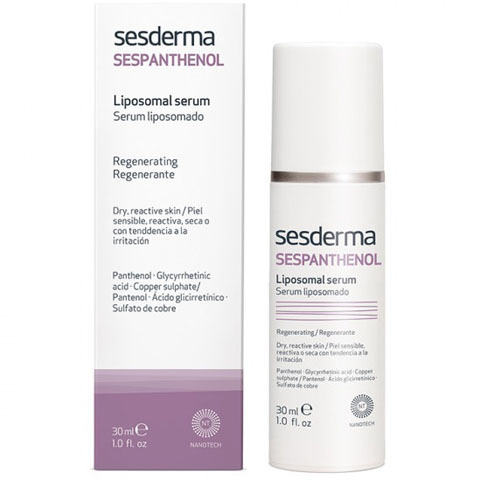 Sesderma SESPANTHENOL: Сыворотка липосомальная восстанавливающая для лица (Serum)