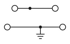 PTTB 2,5-PE/L-Двухъярусная заземляющая клемма