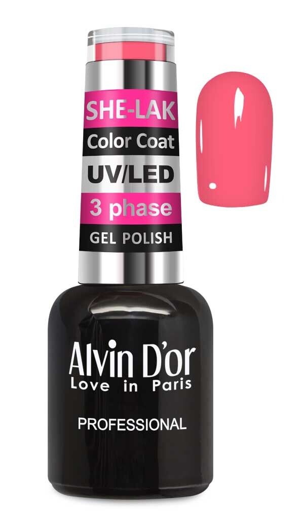 Alvin D`or  ADN-35М Лак SHE-LAK Color Coat  тон  3521   8мл