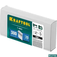 KRAFTOOL тип 18GA (47/300/F) 20 мм, 5000 шт, гвозди для нейлера (31785-20)