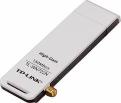 Беспроводной сетевой USB-адаптер высокого усиления TP-Link N150 (TL-WN722N), скорость до 150 Мбит/с