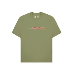 STVOL.TV "MEAT" LOGO TEE — GREEN