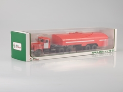 KRAZ-258B1 with semitrailer-tanker TZ-22 fire engine 1:43 AutoHistory