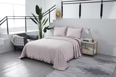 Покрывало 160x220 Sofi De MarkO Элизабет №13 сиреневое
