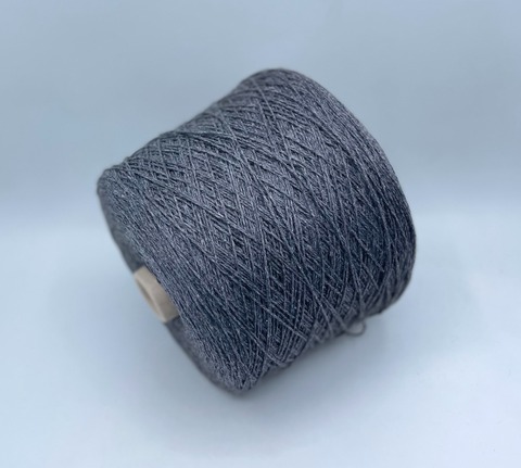 G&G Filati (пр.Италия),art-Supremo 3/14 467/100гр, 70%Кашемир, 30%Шелк,цвет-Графит,меланж. арт.32939