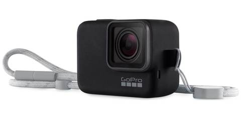 GoPro Sleeve + Lanyard - Силиконовый чехол с ремешком (Черный)