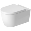 Duravit ME by Starck Унитаз подвесной 570х370  мм безободковый, HygieneGlaze, цвет: белый.бел.мат 2579099000