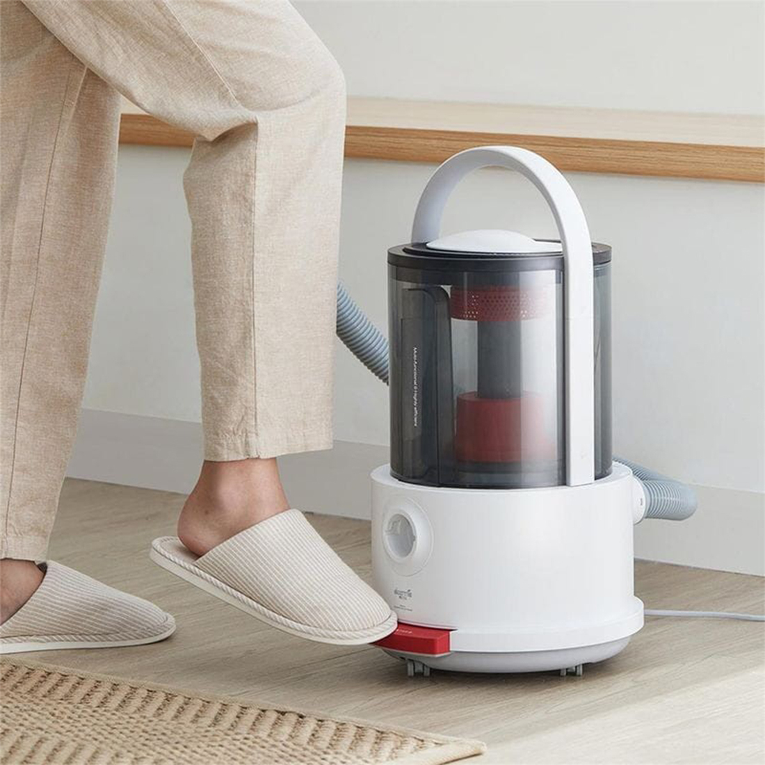 ᐉ Купить Пылесос моющий Deerma Vacuum Cleaner TJ200W Белый в Алматы по  выгодной цене | ᐉ Интернет магазин электроники в Алматы | Riva.kz