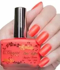 El Corazon Лак Matte Effect т.143 neon коралловый яркий 16мл