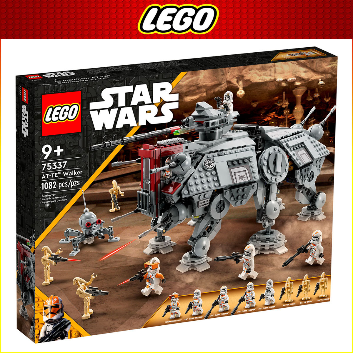 Конструктор LEGO Star Wars 75337 Шагоход AT-TE Звездные Войны Лего