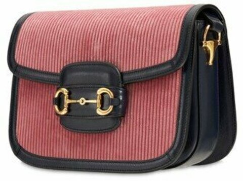Маленькая сумка Gucci Horsebit 1955 года розовый