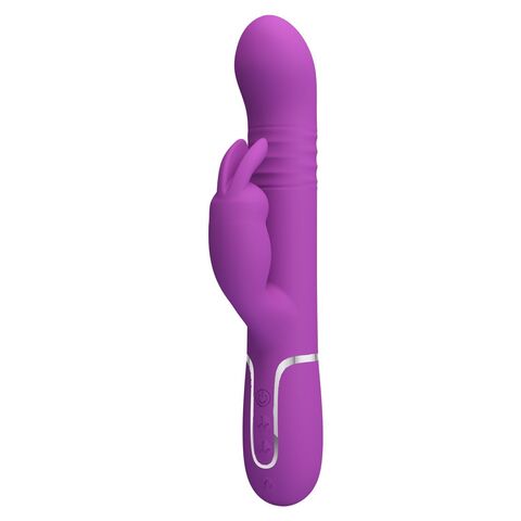 Фиолетовый вибратор-кролик Coale - 22,6 см. - Baile Pretty Love BW-500013-3