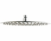 Aquanet 257153 STATIC 1.10 Встр. Смеситель c верхним душем (257153)