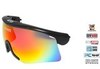 Лыжные очки-маска Goggle Provo Black-Yellow + Линза радуга
