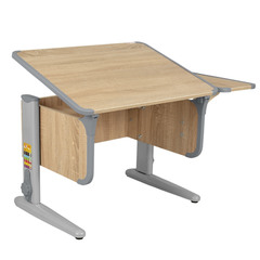 Растущая парта Дэми с боковой полкой СУТ 41-01 (1030×550 мм)