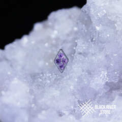 Rhombus 2L 263 Amethyst CZ
