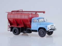 ZIL-130 late design radiator Loader of dry feeds ZSK-10 blue-red 1:43 AutoHistory