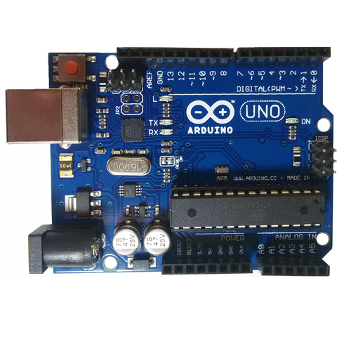 UNO R3 (Arduino совместимый контроллер) с USB-кабелем