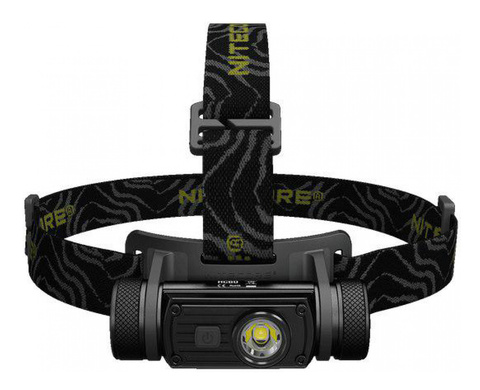 Фонарь налобный Nitecore HC60W черный лам.:светодиод. 18650x1 (16295)