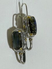Минтана (серьги из серебра)