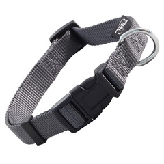 Triol ошейник со светоотражающей строчкой нейлоновый 